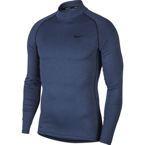 nike herren pro cool kompressionsshirt langarm blau|Mehr.